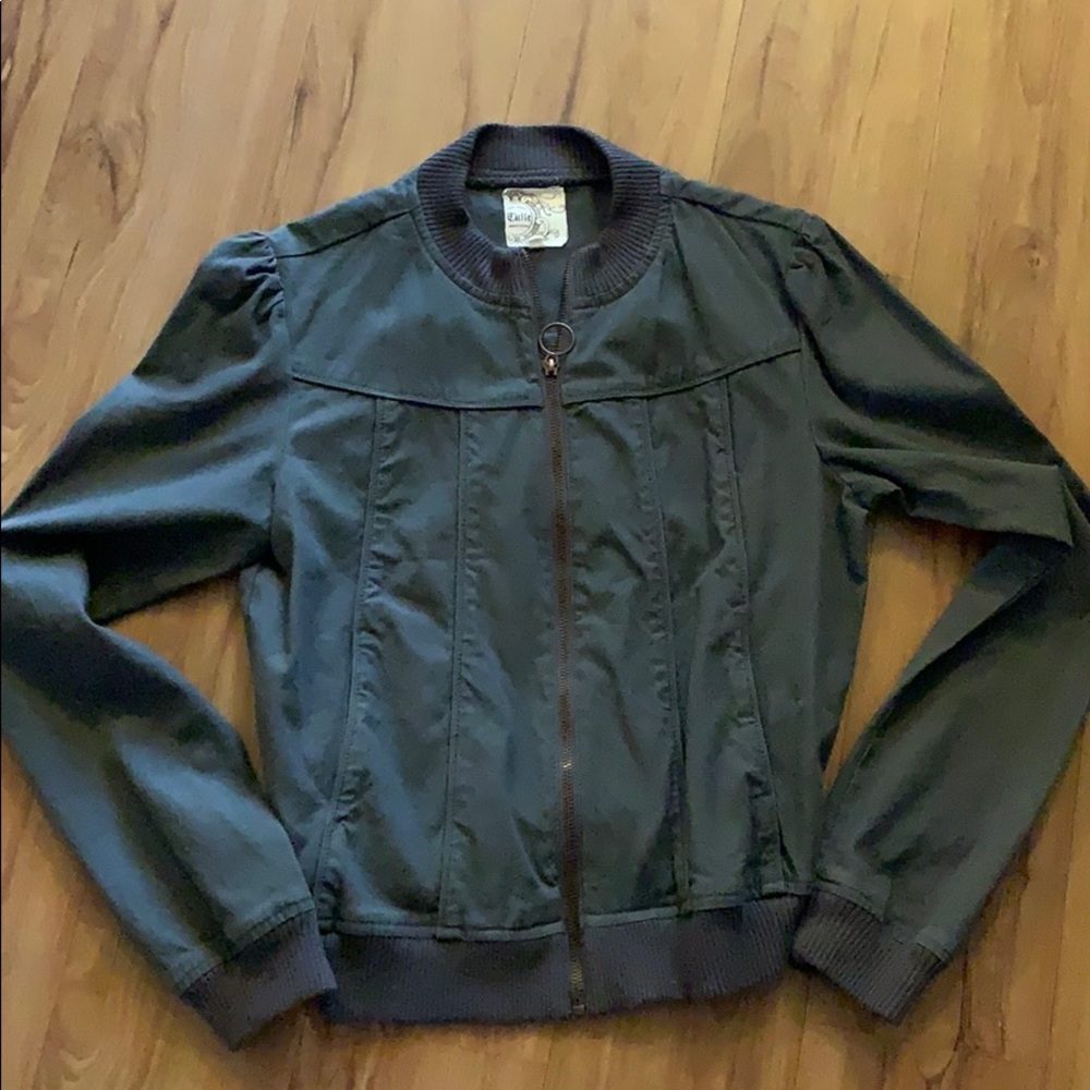 Grey Casual Bomber Like New